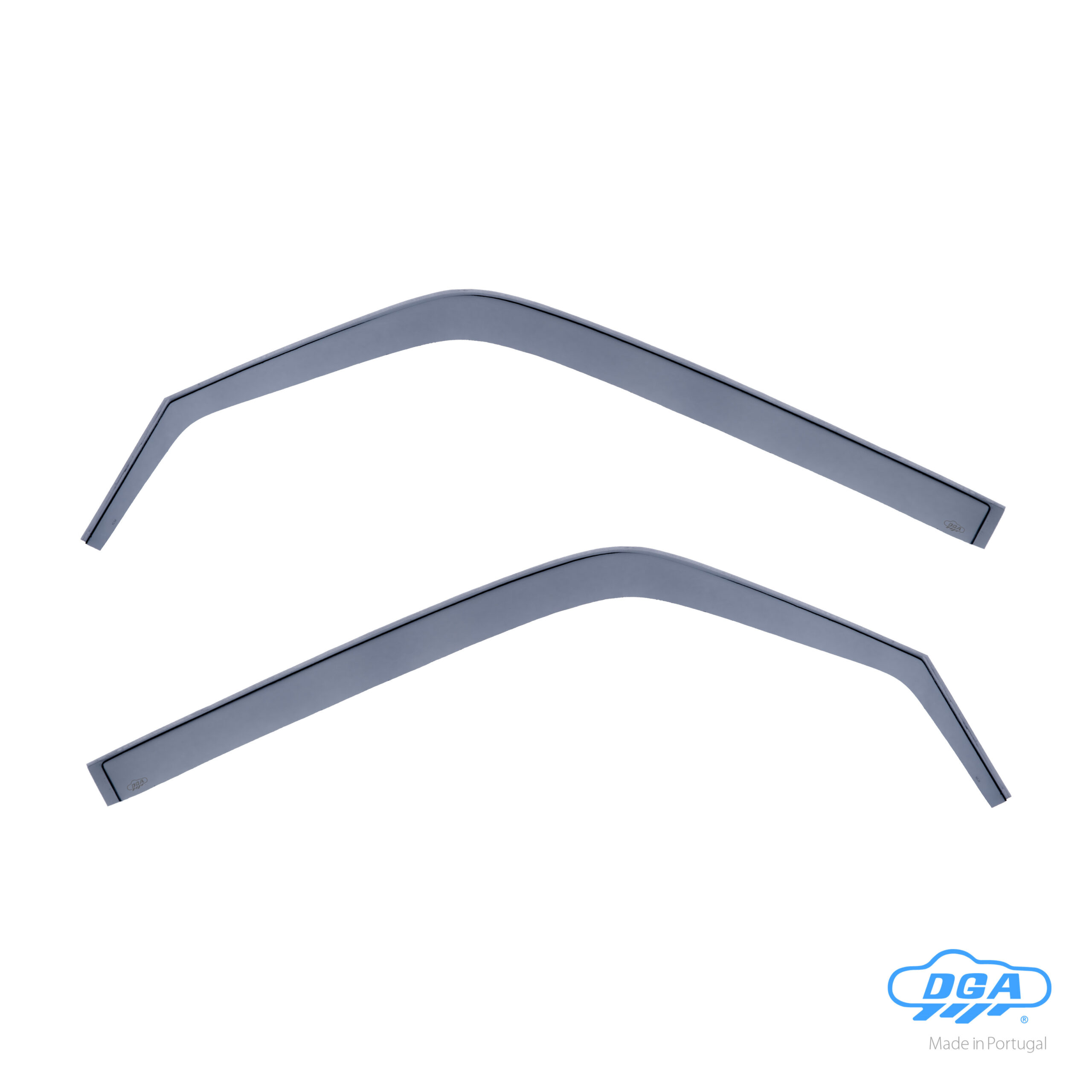 Set deflettori aria anteriori ad incastro, tipo lungo - compatibile per Mitsubishi Pajero Pinin 3p (07/99>12/06)