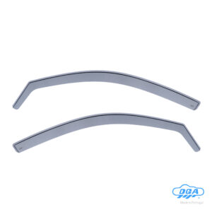 Set deflettori aria anteriori ad incastro, tipo lungo - compatibile per Mitsubishi Colt 5p (06/04>12/08)