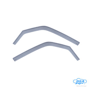 Set deflettori aria anteriori ad incastro, tipo lungo - compatibile per Mitsubishi Pajero 5p (11/06>07/19)