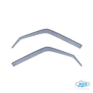 Set deflettori aria anteriori ad incastro, tipo lungo - compatibile per Nissan Patrol GR (01/97>12/09)