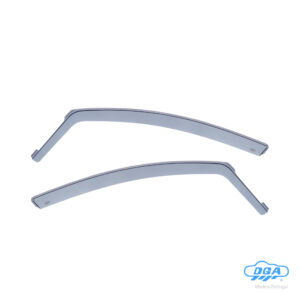 Set deflettori aria anteriori ad incastro, tipo lungo - compatibile per Opel Corsa D 5p (09/06>11/14)  - Opel Corsa E 5p (12/14>08/19)