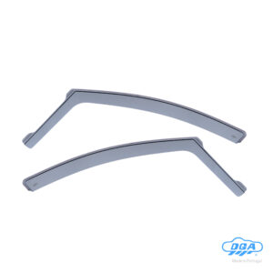 Set deflettori aria anteriori ad incastro, tipo lungo - compatibile per Peugeot 207 5p (05/06>11/12)  - Peugeot 207 sw (07/07>12/13)