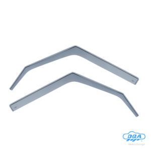 Set deflettori aria anteriori ad incastro, tipo lungo - compatibile per Land Rover Discovery 5p (11/98>09/04)