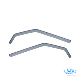 Set deflettori aria anteriori ad incastro, tipo lungo - compatibile per Land Rover Evoque 3p (04/11>09/18)