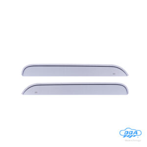 Set deflettori aria posteriori ad incastro - compatibile per Dacia Duster (02/18>05/24)