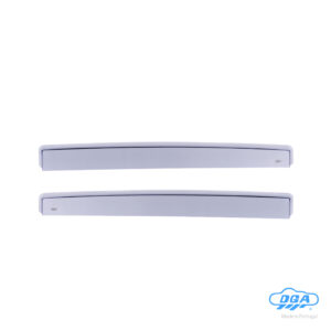 Set deflettori aria posteriori ad incastro - compatibile per Mitsubishi L200 Double Cab (01/05>08/15)