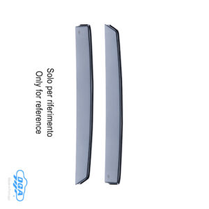 Set deflettori aria posteriori ad incastro - compatibile per Renault Zoe (12/19>04/24)