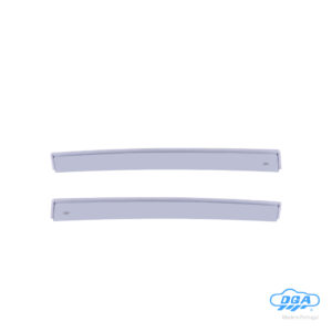 Set deflettori aria posteriori ad incastro - compatibile per Volkswagen Golf V 5p (11/03>10/08)