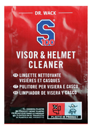 S100 Salvietta pulizia casco e visiera - Confezione da 10 pezzi