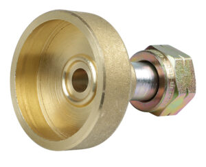 Raccordo per gas auto uscita W20x1/14&rdquo; sinistro femmina