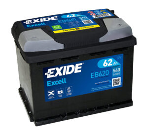 Batteria 12V - Exide Excell - 62 Ah - 540 A - L02
