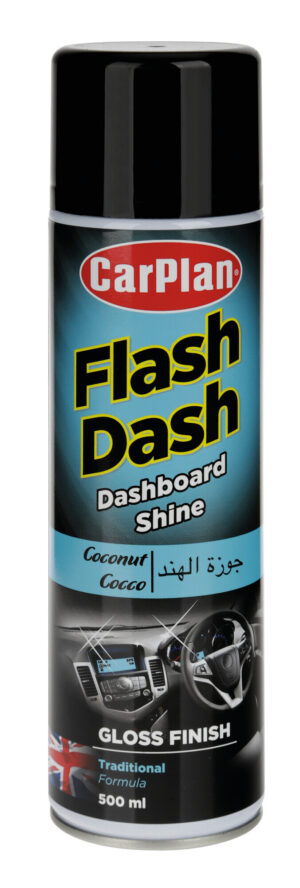 Flash Dash, pulitore per cruscotti, effetto lucido - 500 ml - Cocco