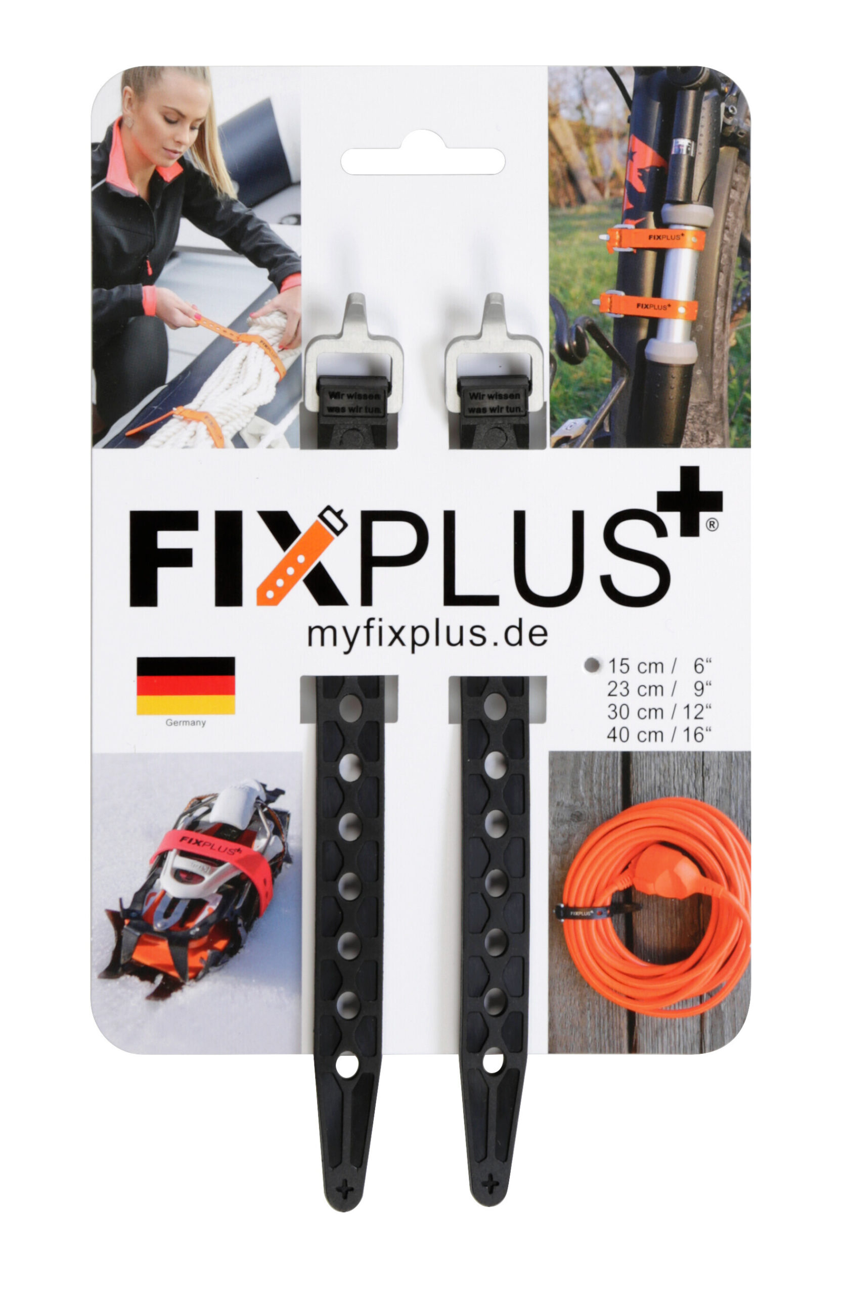 FixPlus Nano, cinghia elastica di fissaggio, 2 pz - 1,25 x 15 cm - immagine 3