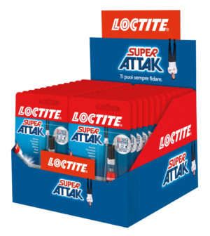 Loctite Super Attak Original, 3 g - Display 24 pz