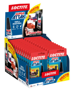 Loctite Super Attak Professional, 5,5 g - Display 24 pz