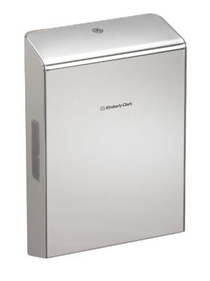 Dispenser in acciaio inox per asciugamani in carta intercalati con piega a &ldquo;Z&rdquo;