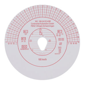 Original Kienzle, set 100 pz dischi tachigrafo omologati - 180 Km/h