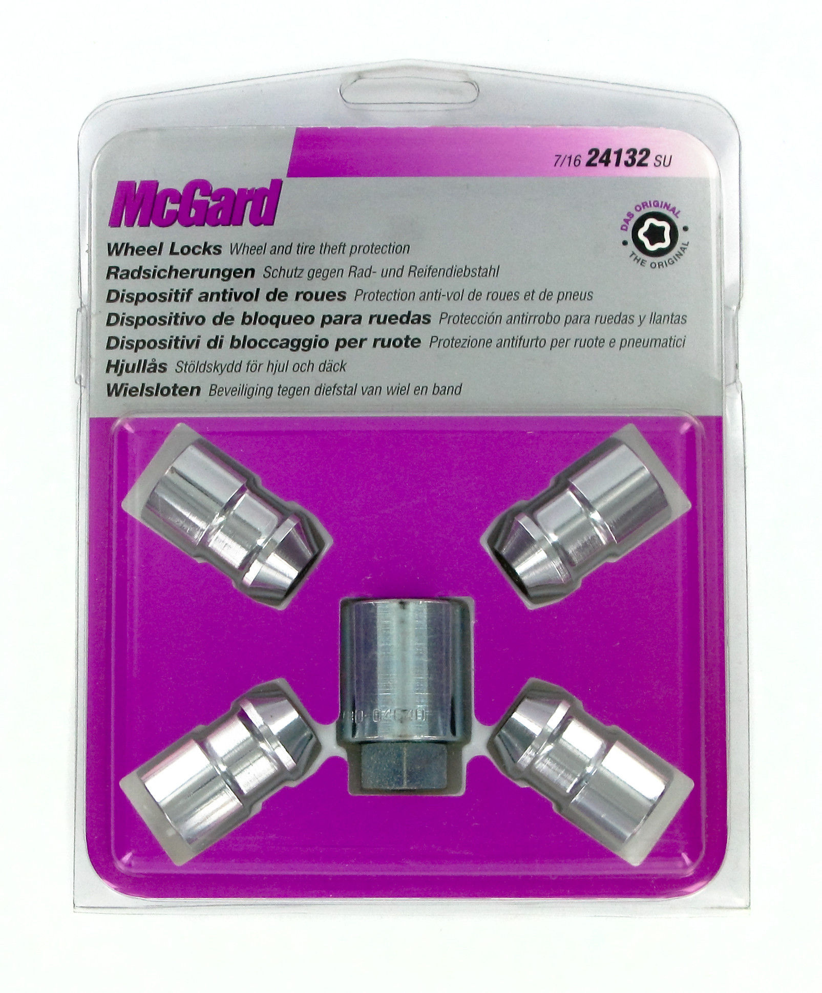 Dadi conici, kit 4 pz - Original - F050 1 Dadi conici, kit 4 pz - Original - F050