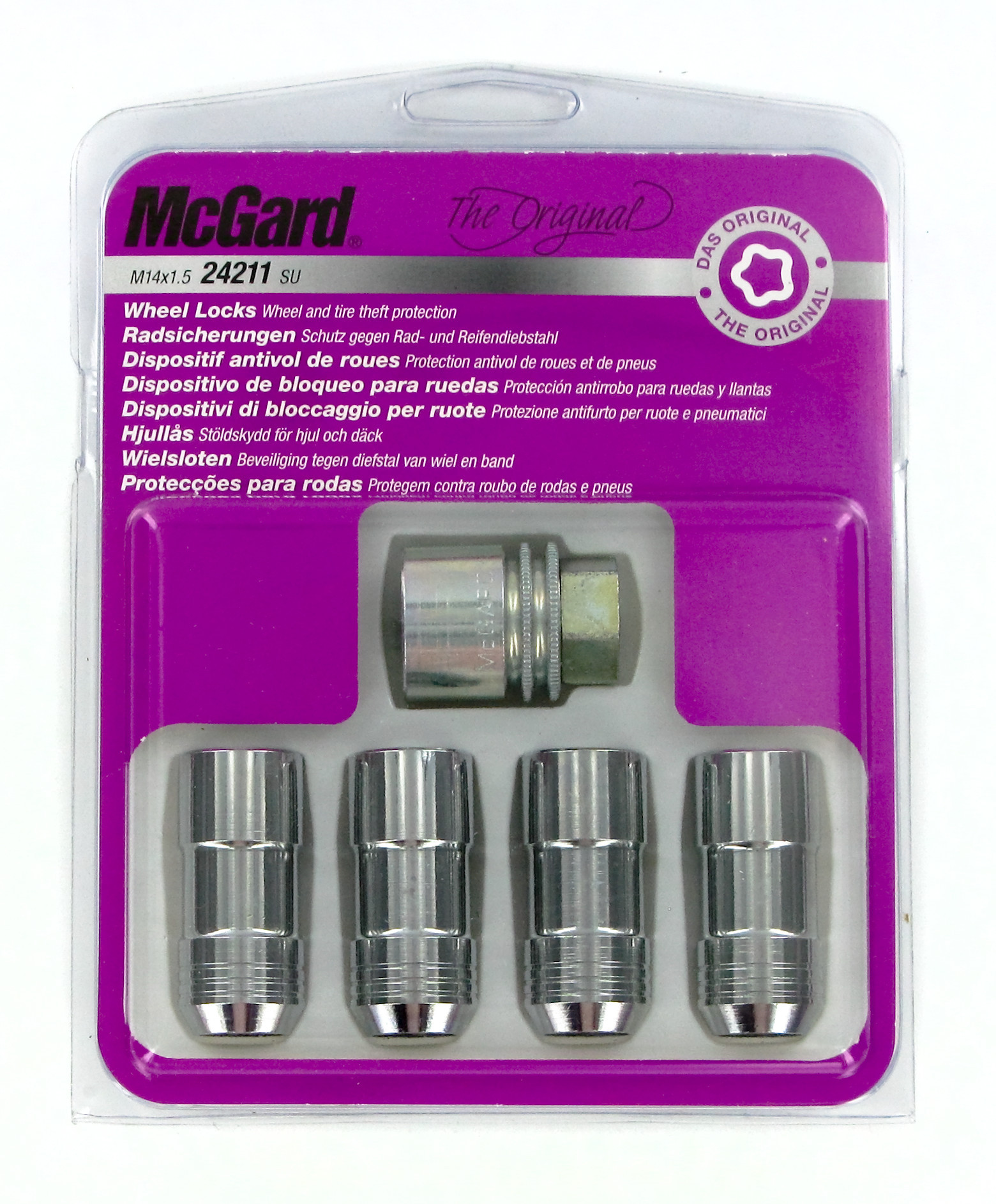 Dadi conici, kit 4 pz - Original - F240 1 Dadi conici, kit 4 pz - Original - F240