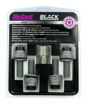 Bulloni piatti con rondella, kit 4 pz - Black Edition - D010