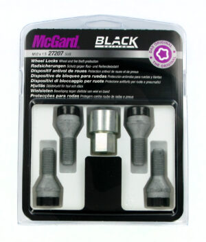 Bulloni conici, kit 4 pz - Black Edition - A190