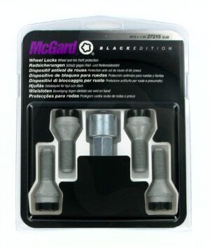 Bulloni conici, kit 4 pz - Black Edition - A030