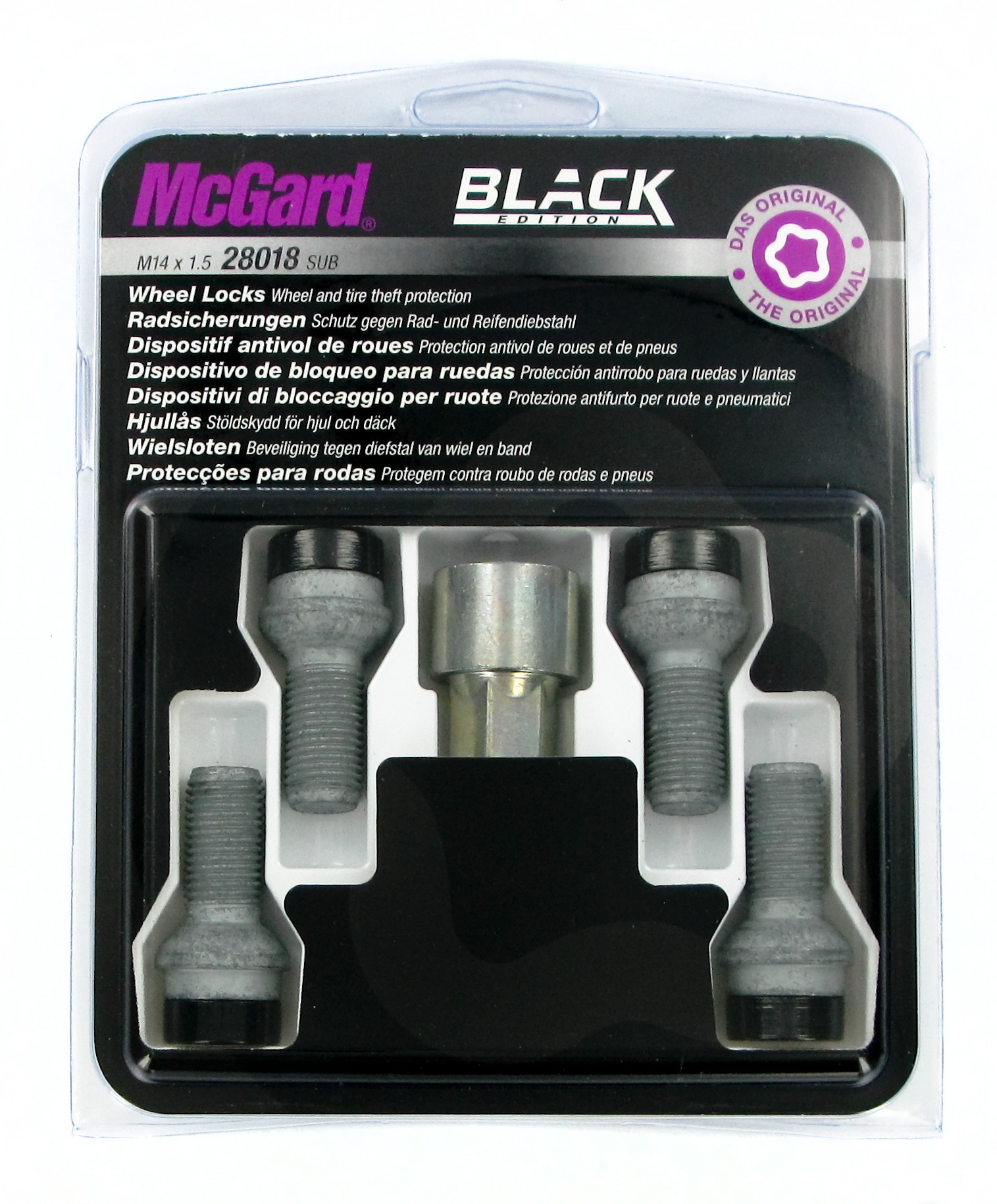 Bulloni sferici, kit 4 pz - Black Edition - E080