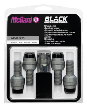 Bulloni sferici, kit 4 pz - Black Edition - E095