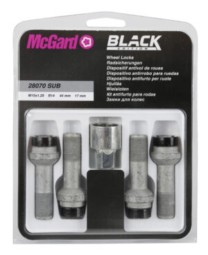 Bulloni sferici, kit 4 pz - Black Edition - E180