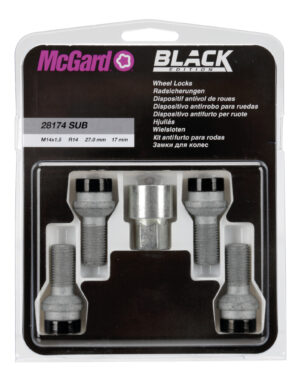 Bulloni sferici, kit 4 pz - Black Edition - E090