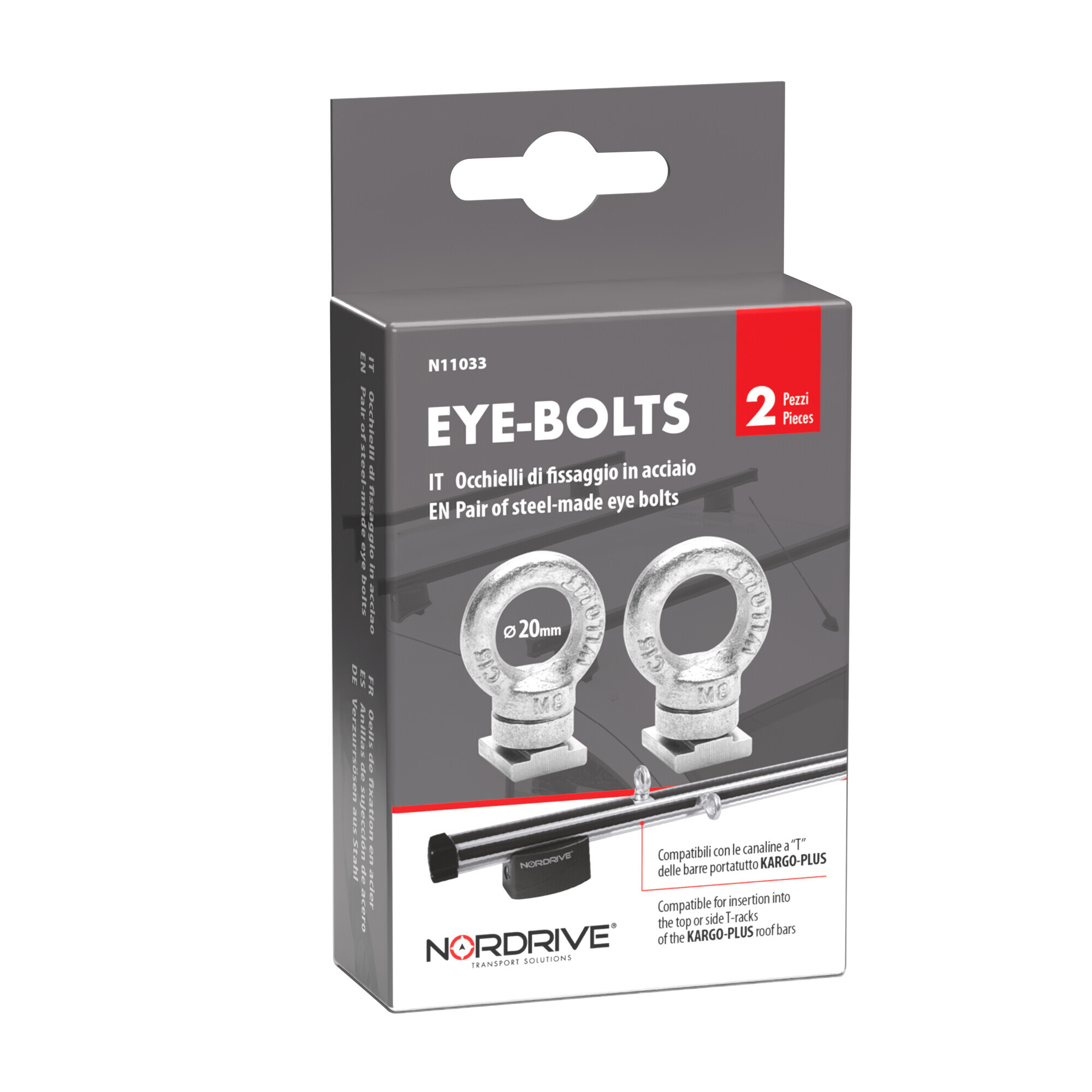 KP-3, coppia occhielli di fissaggio - immagine 2