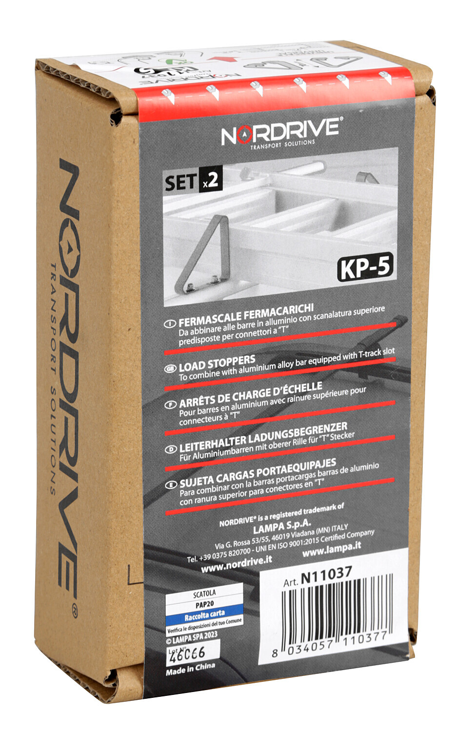 KP-5, coppia fermacarico - H 70 mm - immagine 3