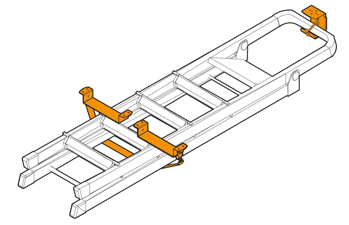 Van Ladder Holder, porta scala da interno per furgone - immagine 15