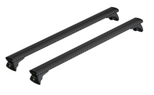 Silenzio Black In-Rail, set completo barre portatutto in alluminio - S - Evos IA