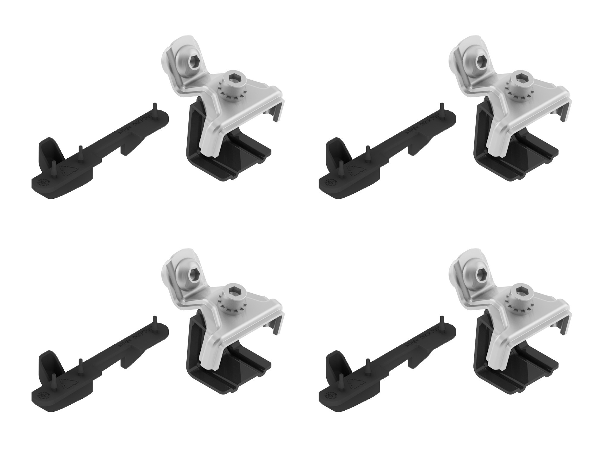 Kit attacchi per barre Snap - K6