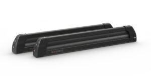 Nordic-King EVO aluminium NK-60, portasci per barre da tetto - Nero