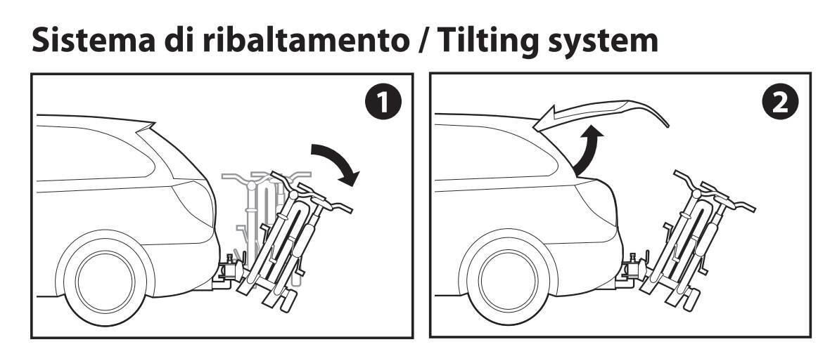 Wave 2, portabiciclette per gancio traino - 2 bici - immagine 10
