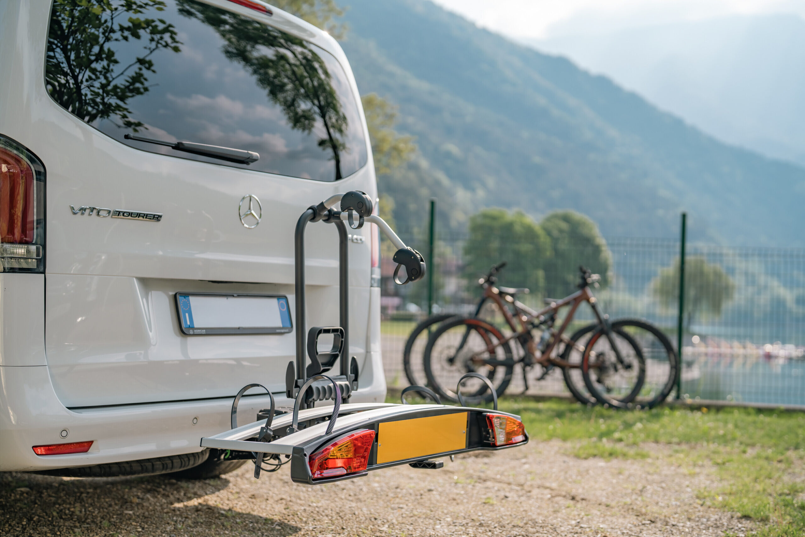 Wave 2, portabiciclette per gancio traino - 2 bici - immagine 7