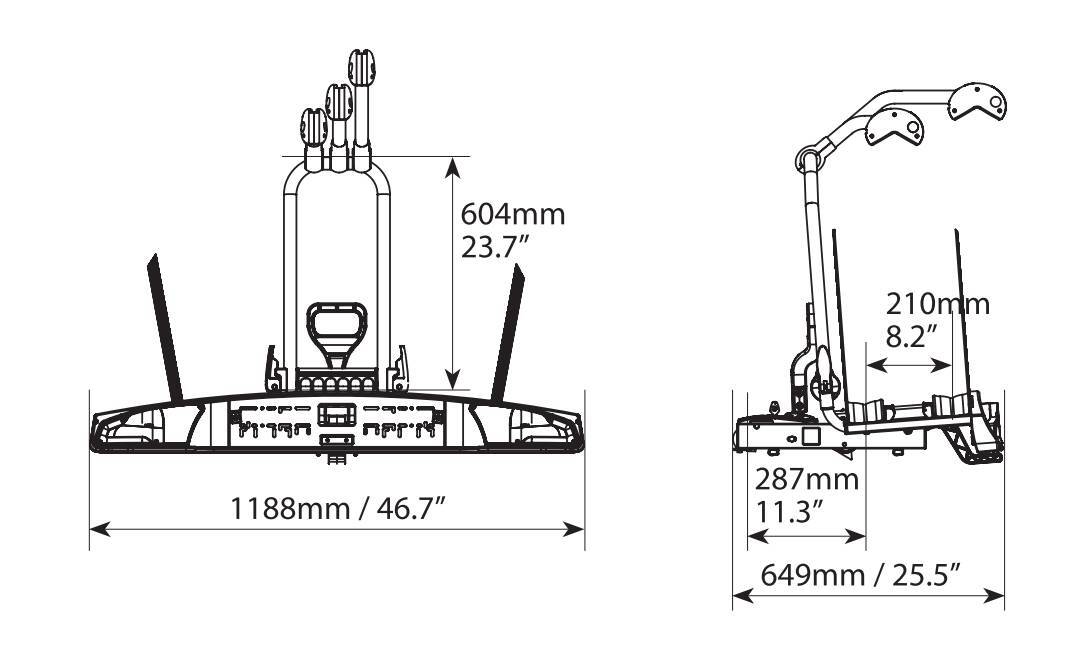 Wave 2, portabiciclette per gancio traino - 2 bici - immagine 13