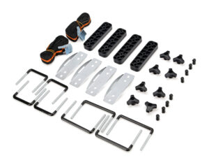 Ricambio kit fissaggio per box tetto Nordrive in ABS/PST