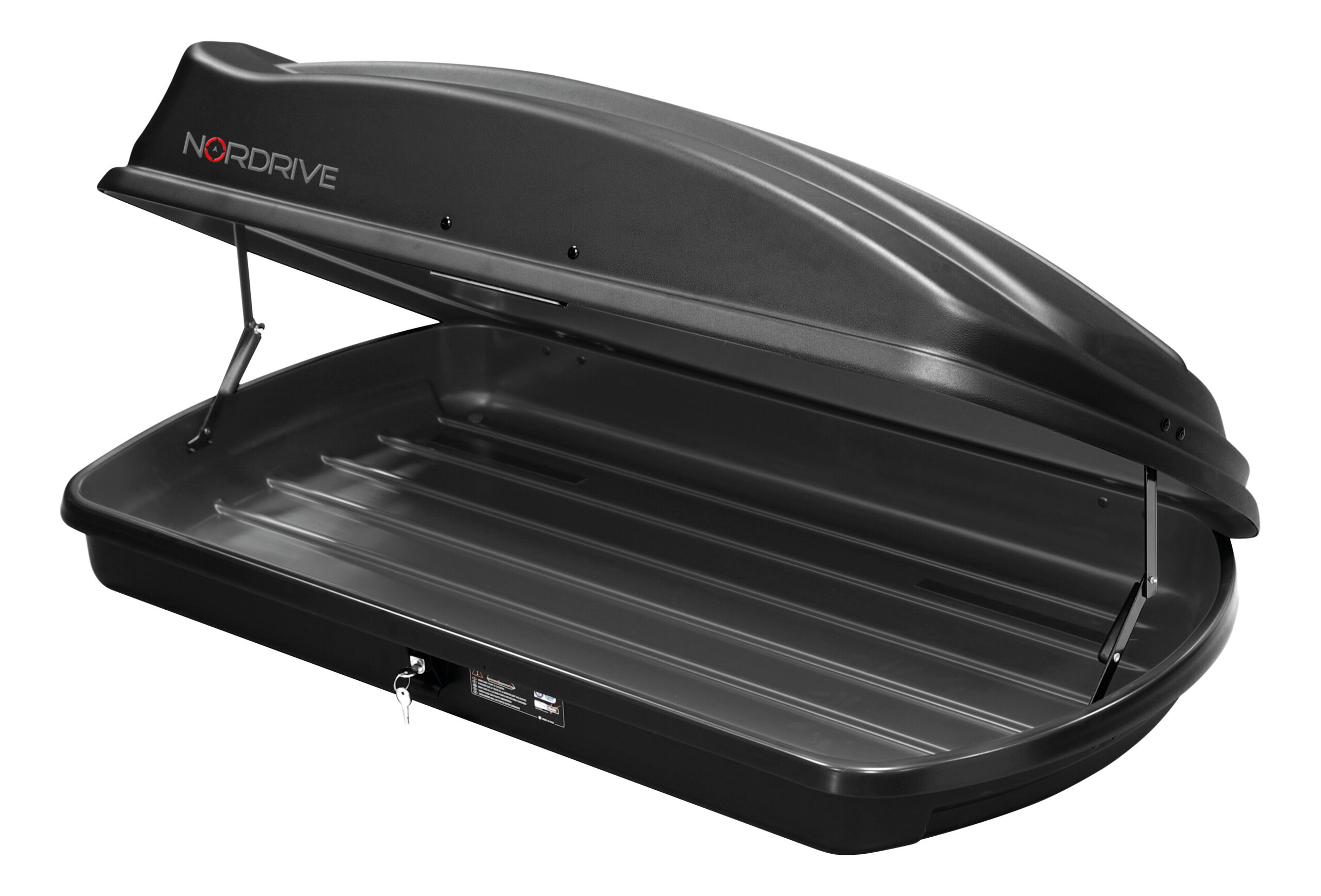 Box 333, box tetto in ABS, 333 litri - Nero goffrato - immagine 4