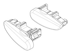 Set 2 tappi per barre Silenzio