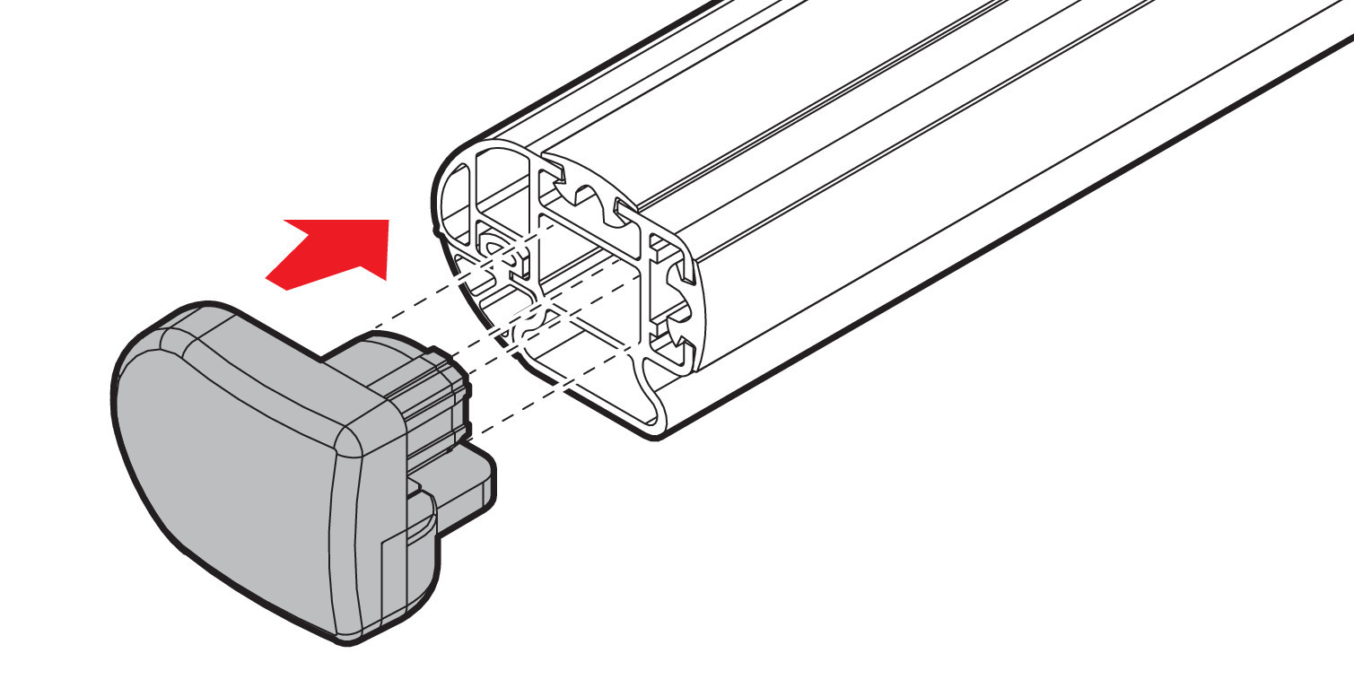 Set 2 tappi apribili per barre Kargo-Plus - immagine 3