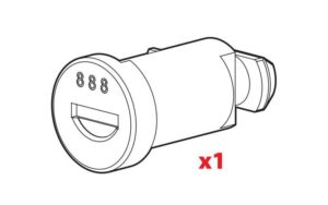 Ricambi - serratura 71NA0001 - Serie N - N112