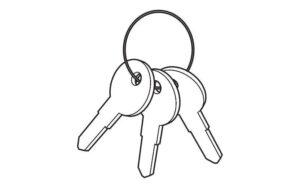 Ricambi - set 3 chiavi 73NA0002 con impugnatura tonda - serie N - N107