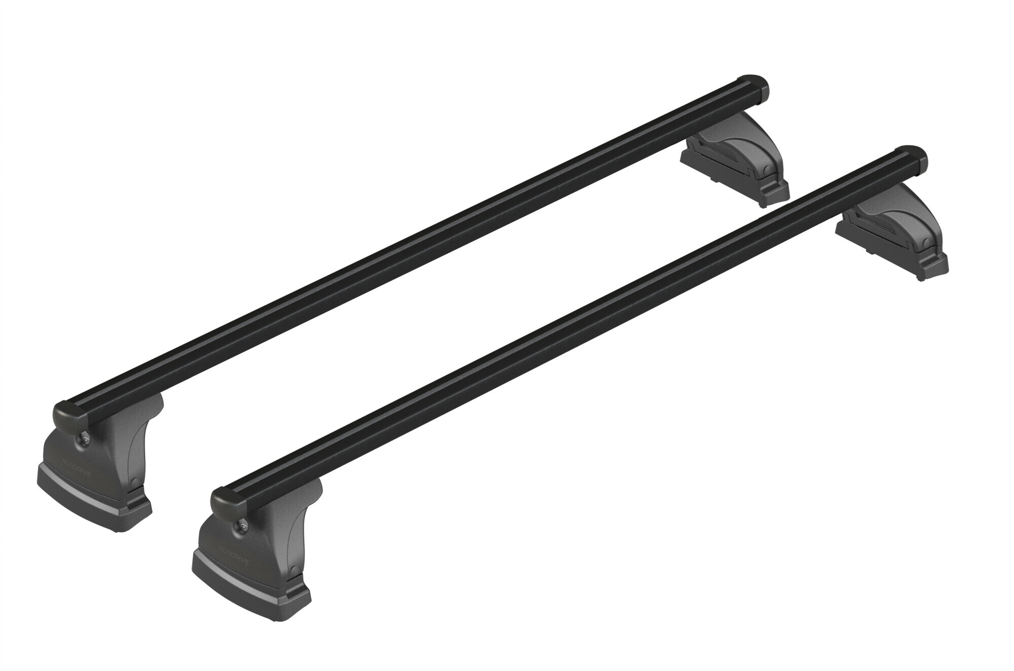 Helio Black, set completo barre portatutto in alluminio - M - Evos LP - C187