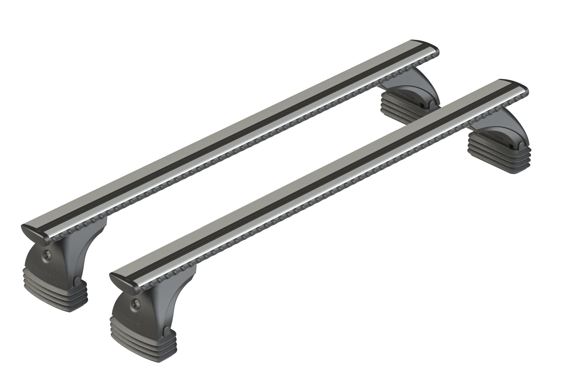 Silenzio, set completo barre portatutto in alluminio - L - Evos ST - C037