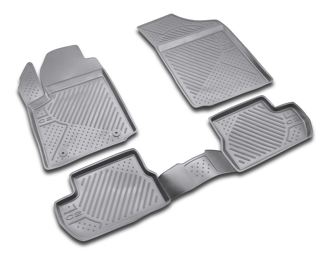 Set tappeti su misura in TPE - compatibile per Citroen C2 (10/03>03/10)