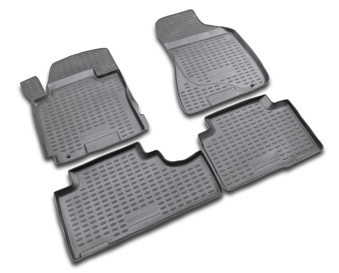 Set tappeti su misura in TPE - compatibile per Kia Sportage (11/04>08/10)