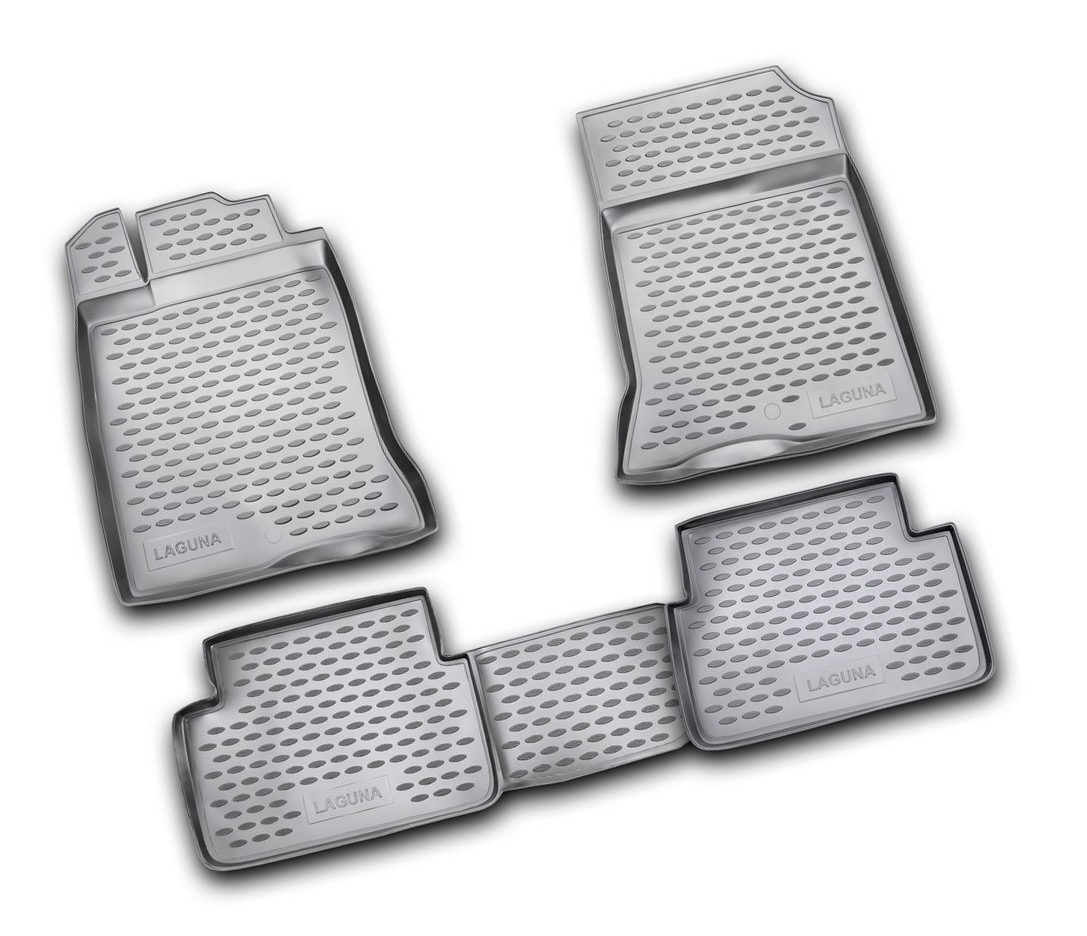 Set tappeti su misura in TPE - compatibile per Renault Laguna III 5p (10/07>04/13) - Renault Laguna III Coupè (12/08>12/15)